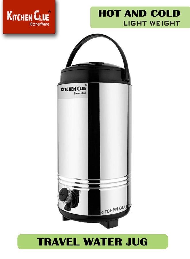 KITCHEN CLUE Aqua Water/Tea Dispenser 10 Liter with Handle I PUF Insulated Thermosteel Tea/Coffee Pot with Tap I Easy to Clean & Maintain I Highly Durable I Ideal for Gifting (10 Liters) - Image 4